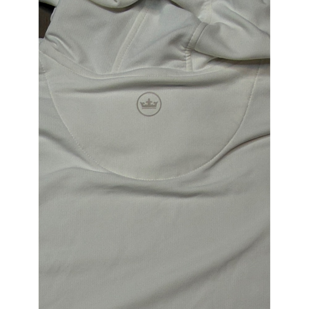 Peter Millar Women's White Sun Protection UPF 50+ Active Hoodie Pullover NWT XL - Picture 6 of 6